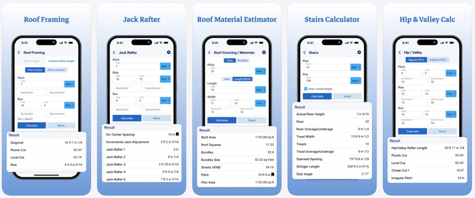 Construction Calculator Master screenshots